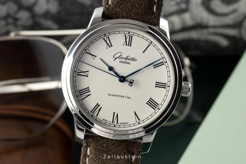 Glashütte Senator steel automatic men's watch 1-39-59-01-02-04 LP: 6900EUR [2301639]