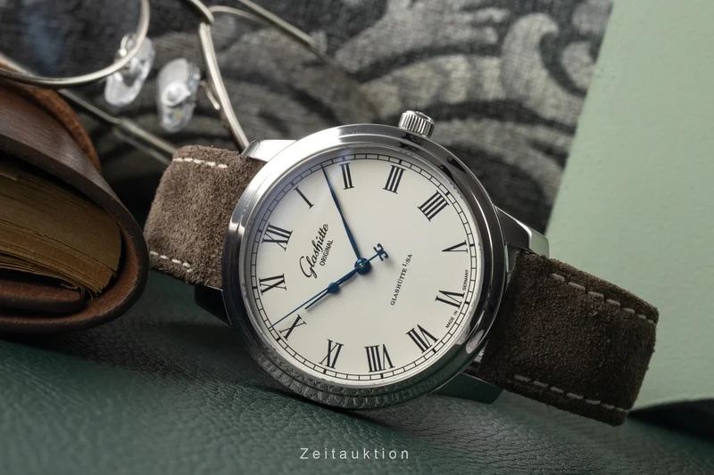 Glashütte Senator steel automatic men's watch 1-39-59-01-02-04 LP: 6900EUR [2301639]