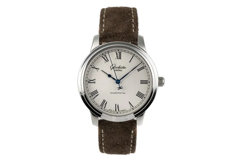 Glashütte Senator steel automatic men's watch 1-39-59-01-02-04 LP: 6900EUR [2301639]