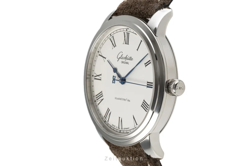 Glashütte Senator steel automatic men's watch 1-39-59-01-02-04 LP: 6900EUR [2301639]