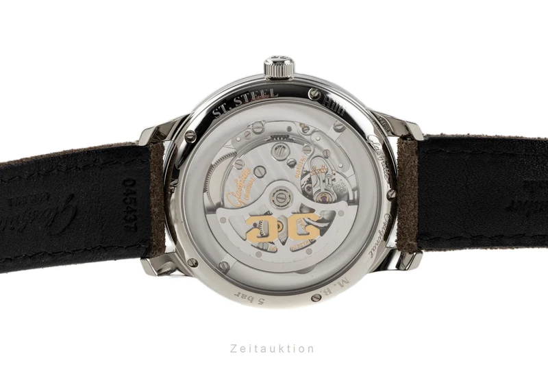 Glashütte Senator steel automatic men's watch 1-39-59-01-02-04 LP: 6900EUR [2301639]