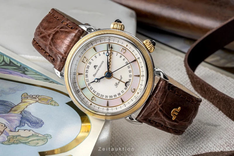 Maurice Lacroix Masterpiece steel / gold manual winding men's watch 63511 [2301634]