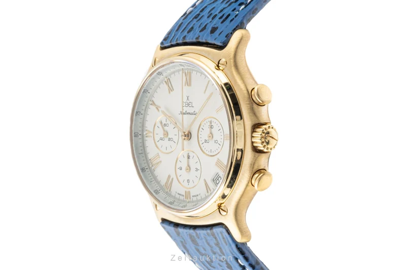 Ebel 1911 chronograph 18 ct gold automatic men's watch 8134901 LP: 0EUR [2301600]