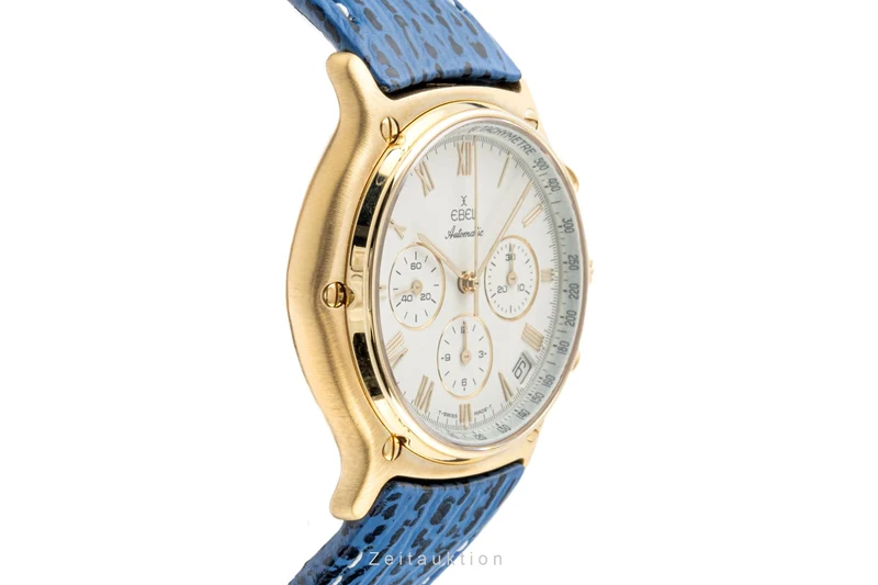 Ebel 1911 chronograph 18 ct gold automatic men's watch 8134901 LP: 0EUR [2301600]
