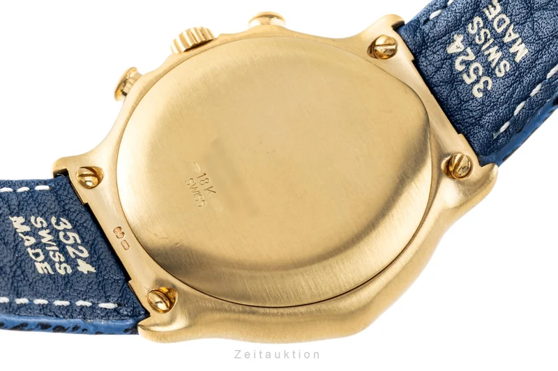 Ebel 1911 chronograph 18 ct gold automatic men's watch 8134901 LP: 0EUR [2301600]