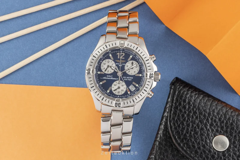 Breitling Colt Ocean chronograph steel quartz men's watch A53350 [2301576]