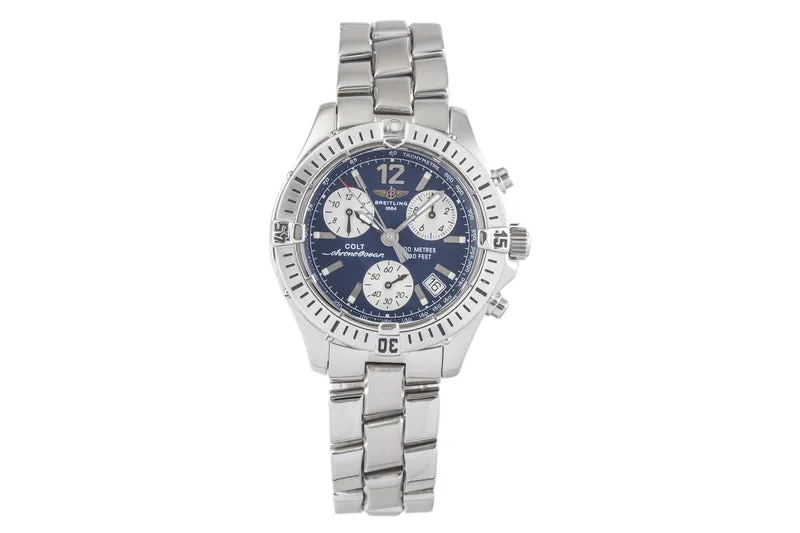 Breitling Colt Ocean chronograph steel quartz men's watch A53350 [2301576]