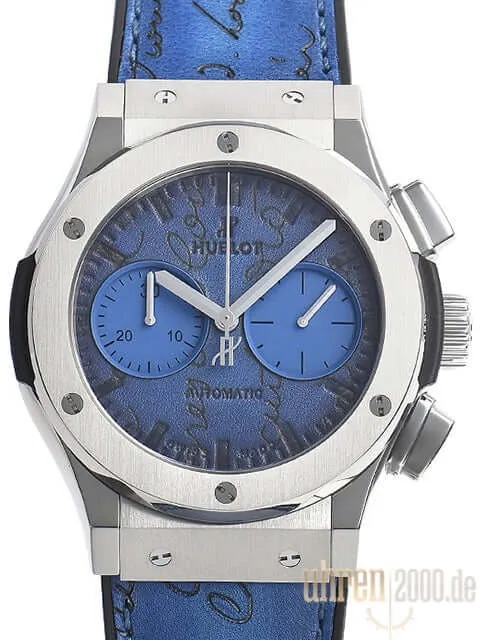 Hublot Classic Fusion Chronograph Berluti Scritto Ocean Blue 521.NX.050B.VR.BER18