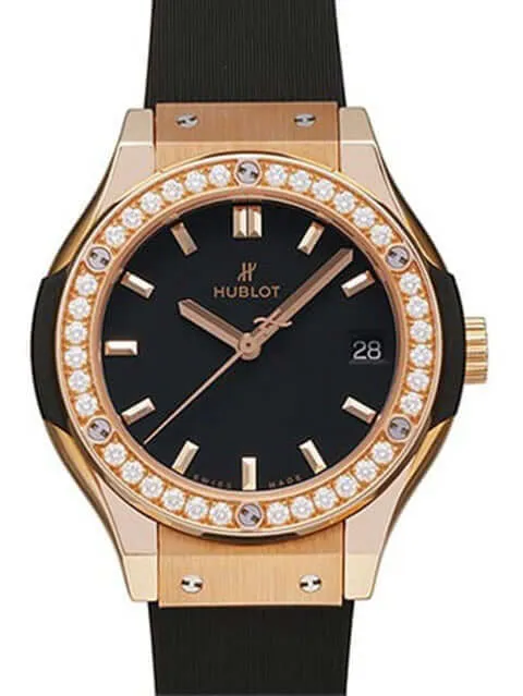 Hublot Classic Fusion Quarz 33 King Gold Diamonds 581.OX.1181.RX.1104