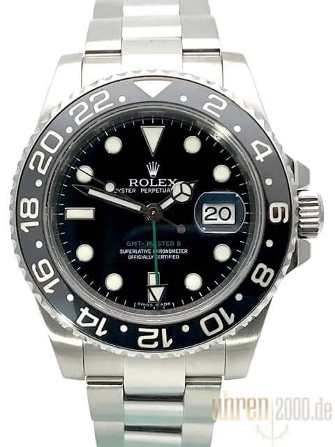 Rolex GMT-Master II Edelstahl 116710LN aus 2009 Z-Serie