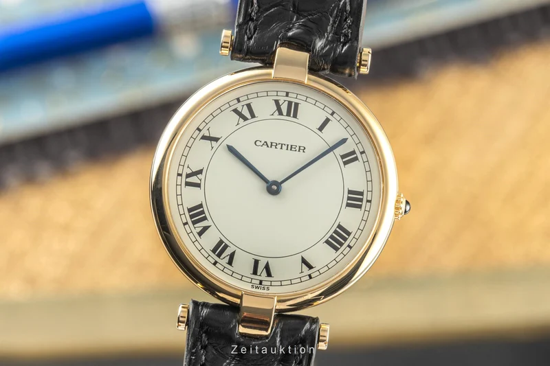 Cartier Vendome 18 ct gold quartz women's watch 881001 [2207509]