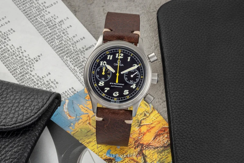 Omega Dynamic chronograph steel automatic men's watch 175.0310, 5290.50.07 [2207465]