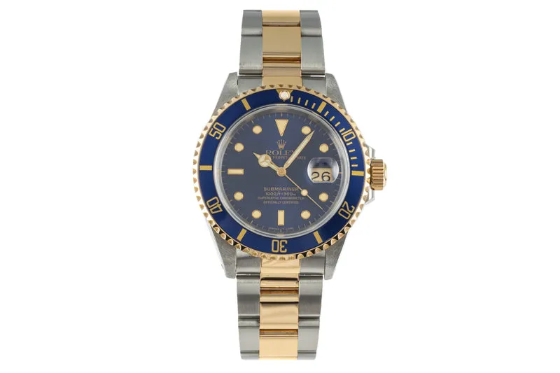 Rolex Submariner steel / gold automatic men's watch 16613 [2207450]