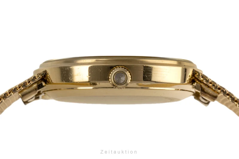 Omega De Ville gold-plated quartz men's watch 3910015.1/1910034.1 [2207358]
