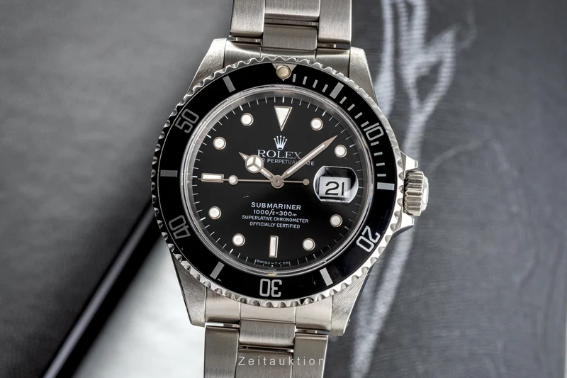 Rolex Submariner steel automatic men's watch 16610 [2207349]