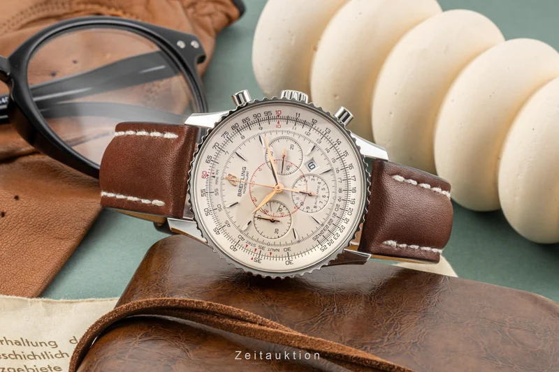 Breitling Montbrillant chronograph steel automatic men's watch A41370 [2207340]