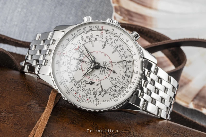 Breitling Montbrillant Datora chronograph steel automatic men's watch A21330 LP: 9150EUR [2207325]