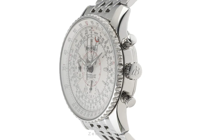 Breitling Montbrillant Datora chronograph steel automatic men's watch A21330 LP: 9150EUR [2207325]