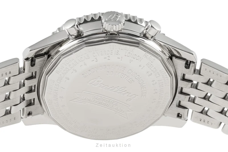 Breitling Montbrillant Datora chronograph steel automatic men's watch A21330 LP: 9150EUR [2207325]