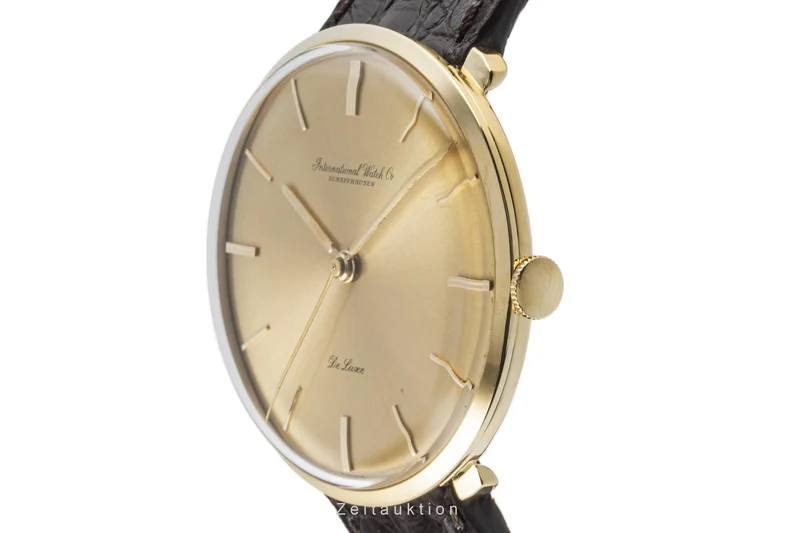IWC De Luxe 18 ct gold manual winding men's watch [2207306]