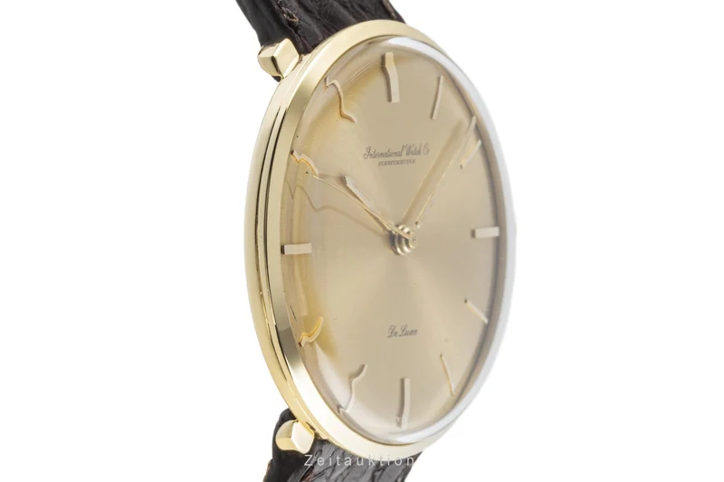 IWC De Luxe 18 ct gold manual winding men's watch [2207306]