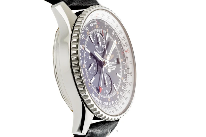 Breitling Navitimer World chronograph steel automatic men's watch A24322 LP: 8900EUR [2207271]