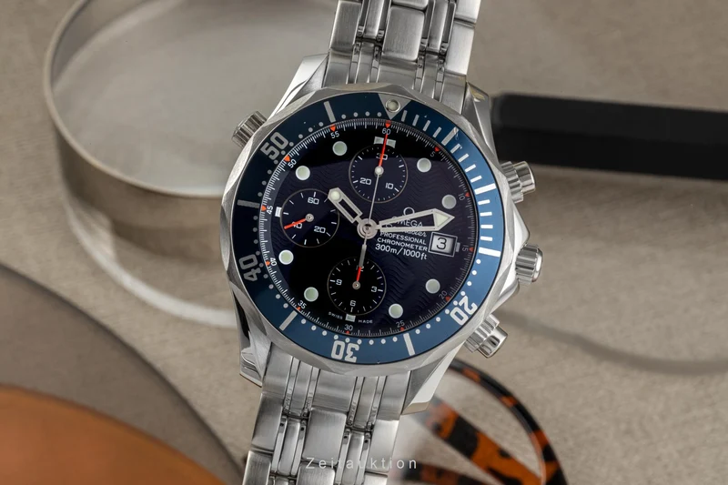 Omega Seamaster chronograph steel automatic men's watch 178.0514, 378.0514, 2599.80.00 LP: 9100EUR [2207187]
