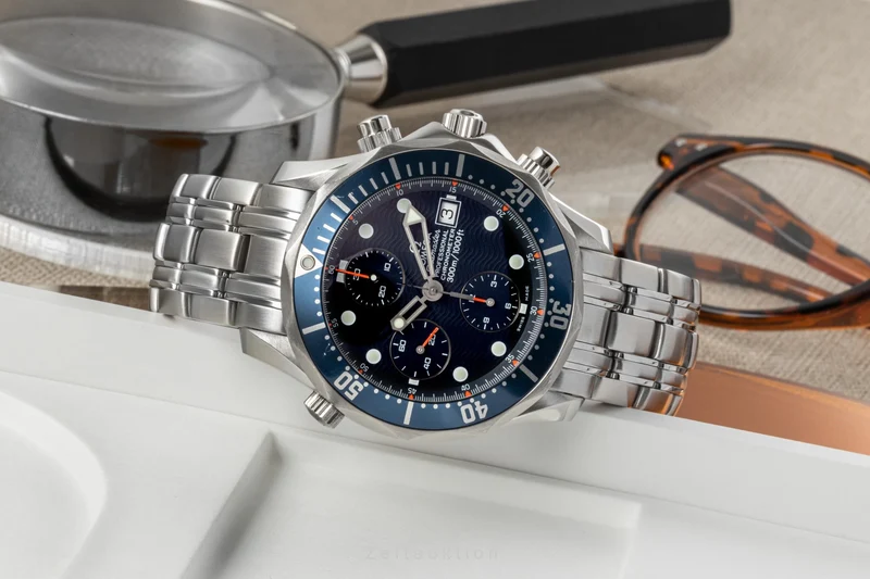 Omega Seamaster chronograph steel automatic men's watch 178.0514, 378.0514, 2599.80.00 LP: 9100EUR [2207187]