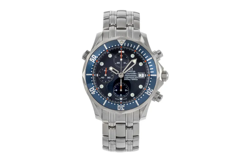 Omega Seamaster chronograph steel automatic men's watch 178.0514, 378.0514, 2599.80.00 LP: 9100EUR [2207187]