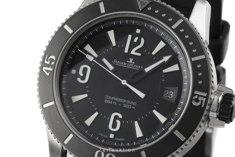 Jaeger LeCoultre Master Compressor steel automatic men's watch Q2018470, 1628.37 Limited [2207126]