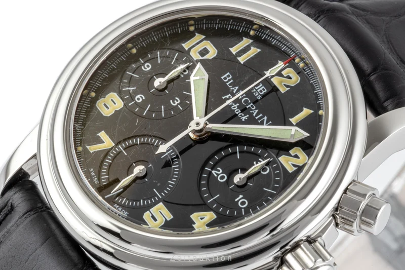 Blancpain Leman chronograph steel automatic men's watch 2385F [2207065]