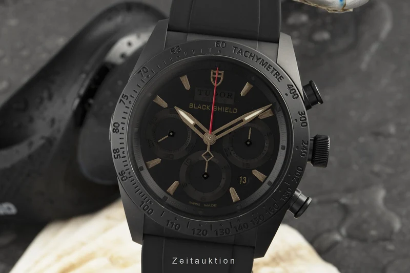 Tudor Black Shield chronograph ceramic automatic men's watch 42000C [2207060]