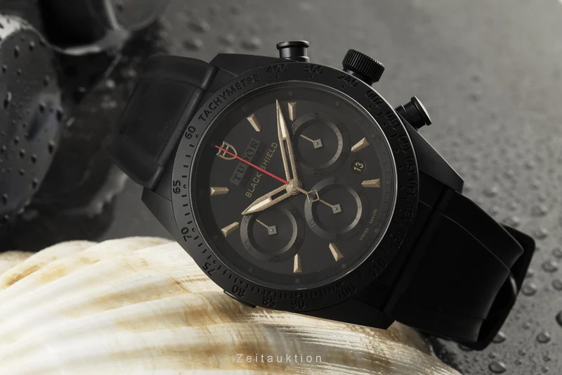 Tudor Black Shield chronograph ceramic automatic men's watch 42000C [2207060]