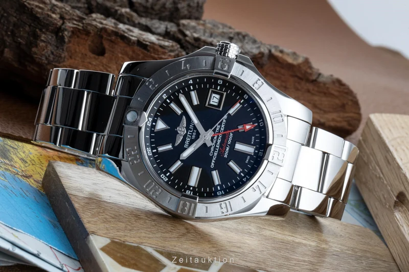 Breitling Avenger II GMT steel automatic men's watch A32390 LP: 3960EUR [2207039]