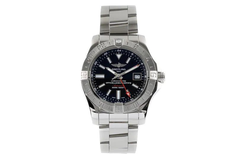 Breitling Avenger II GMT steel automatic men's watch A32390 LP: 3960EUR [2207039]