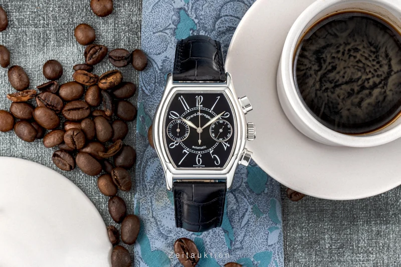 Girard Perregaux Richeville chronograph steel automatic men's watch 2750 LP: 3320EUR [2206983]