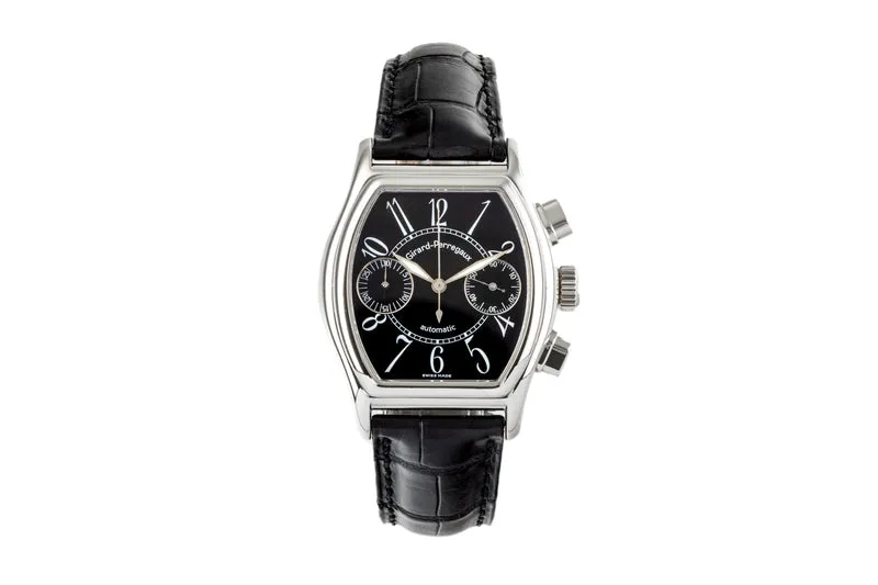 Girard Perregaux Richeville chronograph steel automatic men's watch 2750 LP: 3320EUR [2206983]