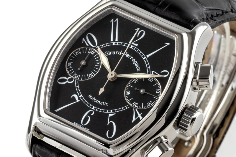 Girard Perregaux Richeville chronograph steel automatic men's watch 2750 LP: 3320EUR [2206983]
