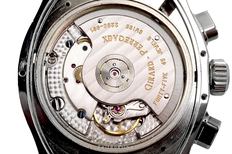 Girard Perregaux Richeville chronograph steel automatic men's watch 2750 LP: 3320EUR [2206983]