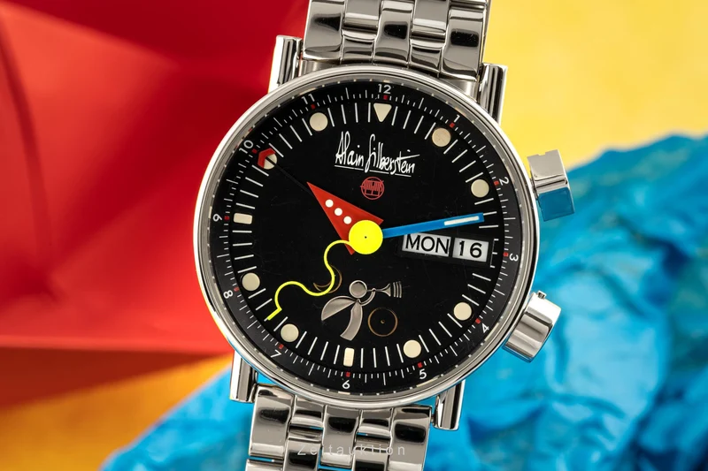 Alain Silberstein Le Reveil steel automatic men's watch Limited [2206985]