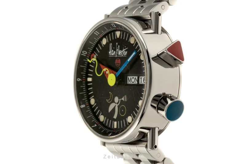 Alain Silberstein Le Reveil steel automatic men's watch Limited [2206985]