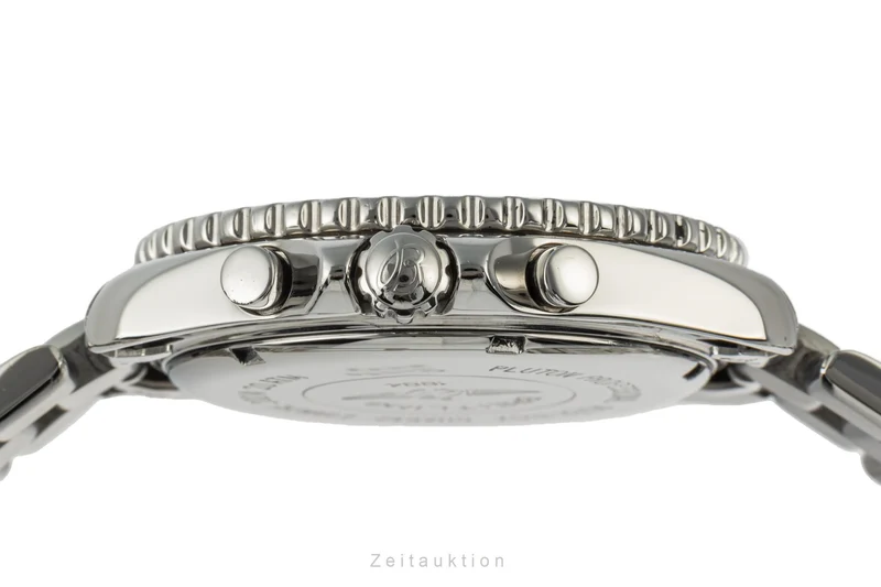 Breitling Pluton chronograph steel quartz men's watch A51038 [2206976]
