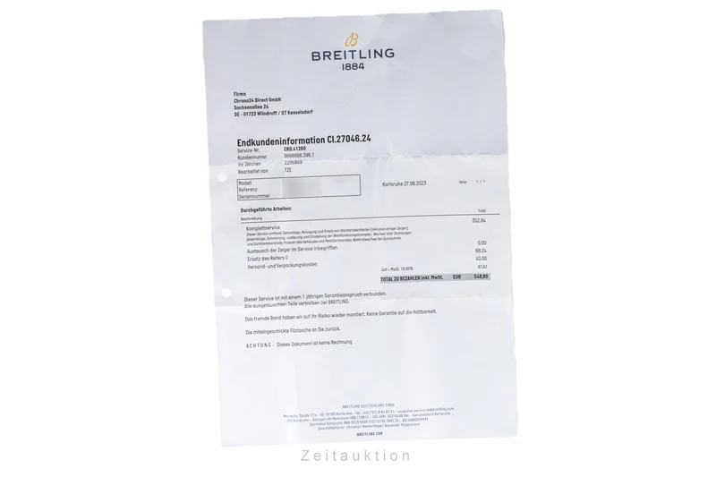 Breitling Galactic steel automatic men's watch A49350 [2206848]