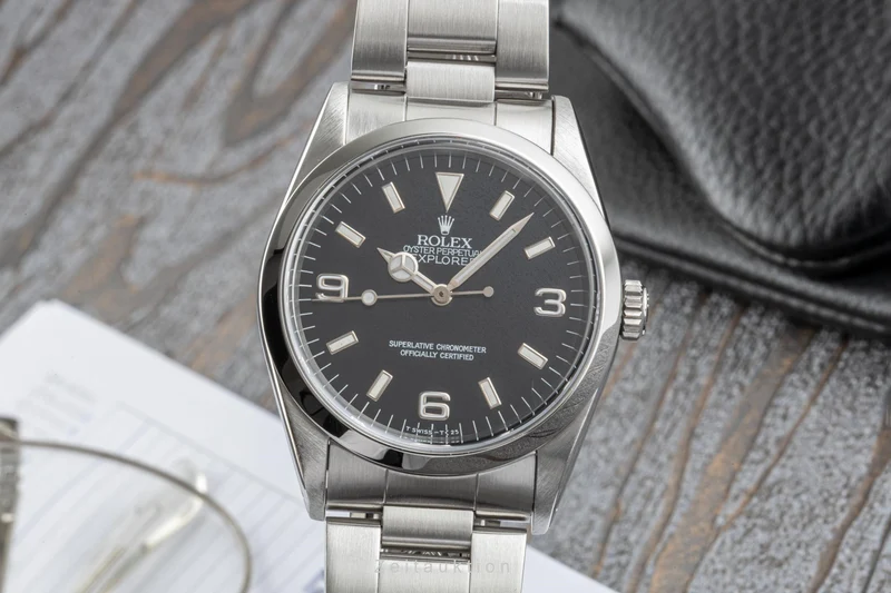 Rolex Explorer steel automatic men's watch 14270 [2206835]