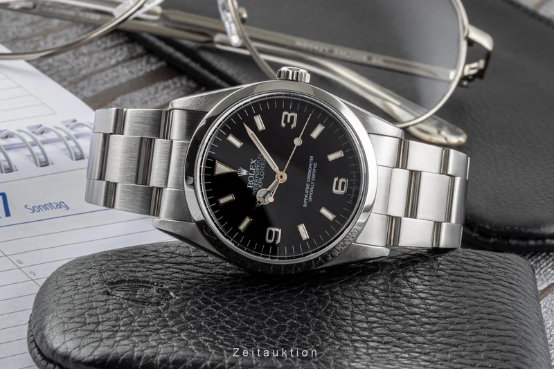 Rolex Explorer steel automatic men's watch 14270 [2206835]