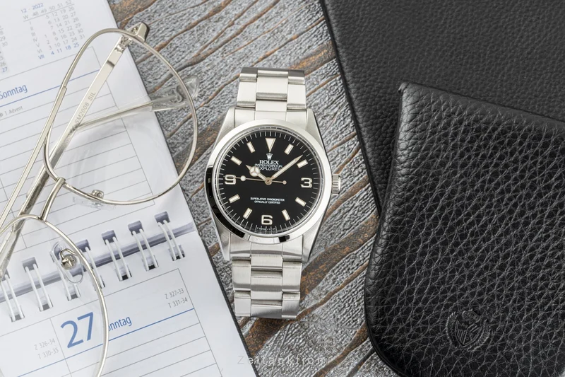 Rolex Explorer steel automatic men's watch 14270 [2206835]
