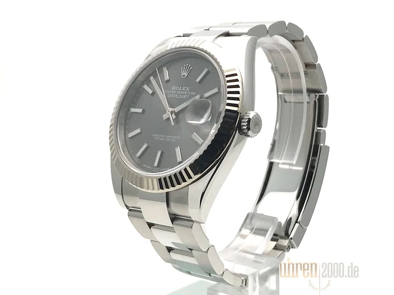 Rolex Datejust 41 Ref. 126334 Rhodium LC100 aus 2018