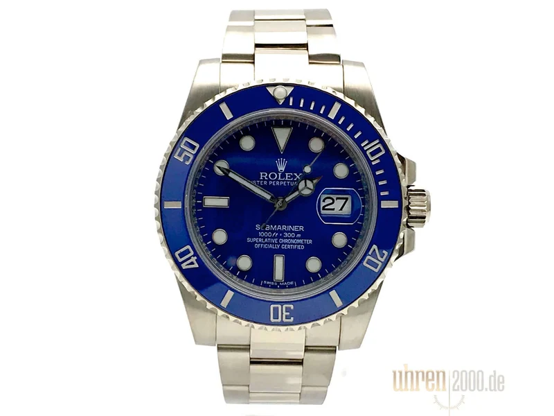 Rolex Submariner Date Weißgold LC100 aus 2015