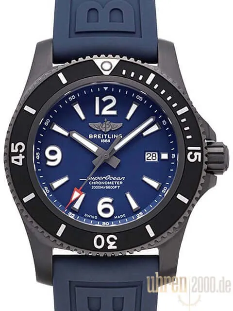 Breitling Superocean Automatic 46 Blau Faltschließe M17368D71C1S2