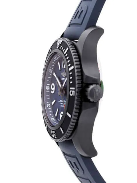 Breitling Superocean Automatic 46 Black Steel Blau M17368D71C1S1